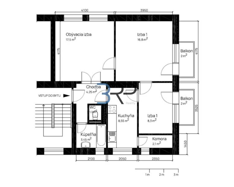 3RP podorys byt Gbely.jpg